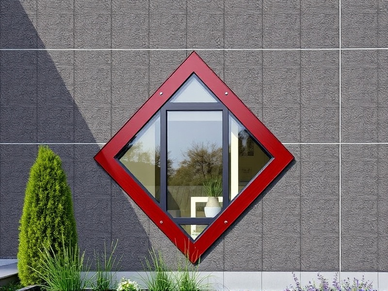 sichtschutz rhombus wpc