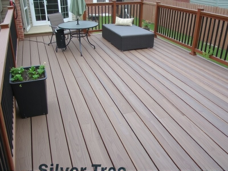 silver tree composite decking