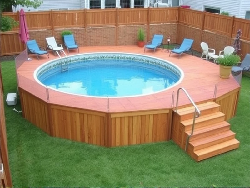 Smart DIY Above Ground Pool Deck Ideas on a Budget