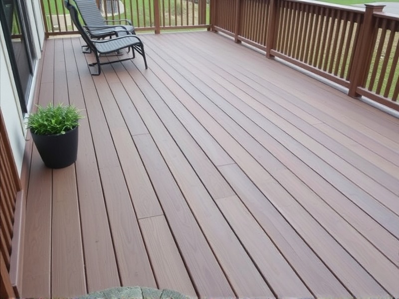 smooth composite decking