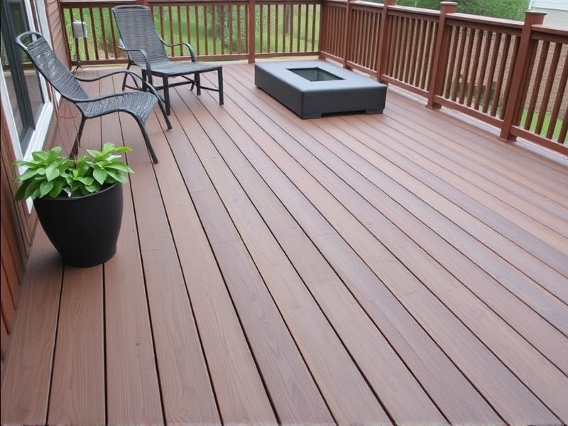 solid composite decking