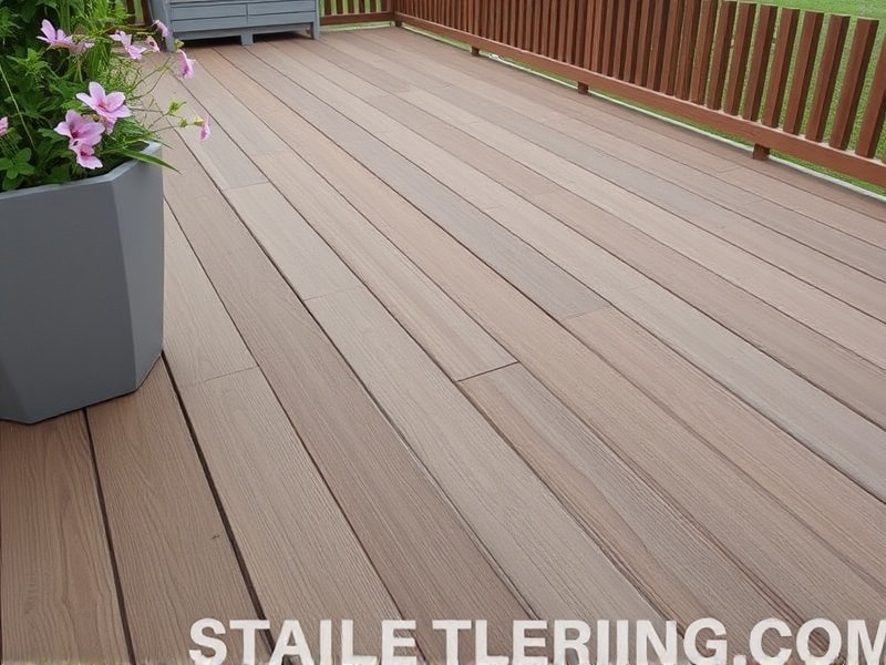 solid composite decking tiles