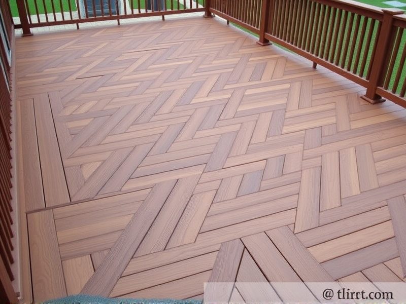 staggered decking patterns