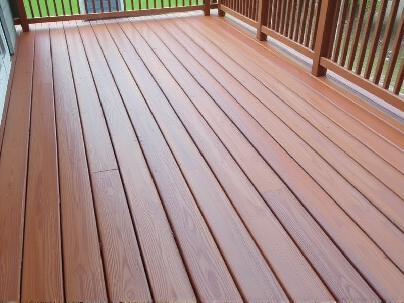 staining over composite decking