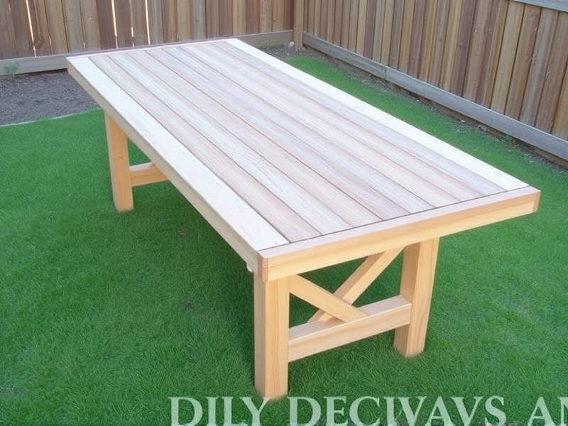 Step-by-Step DIY Composite Decking Table Tutorial