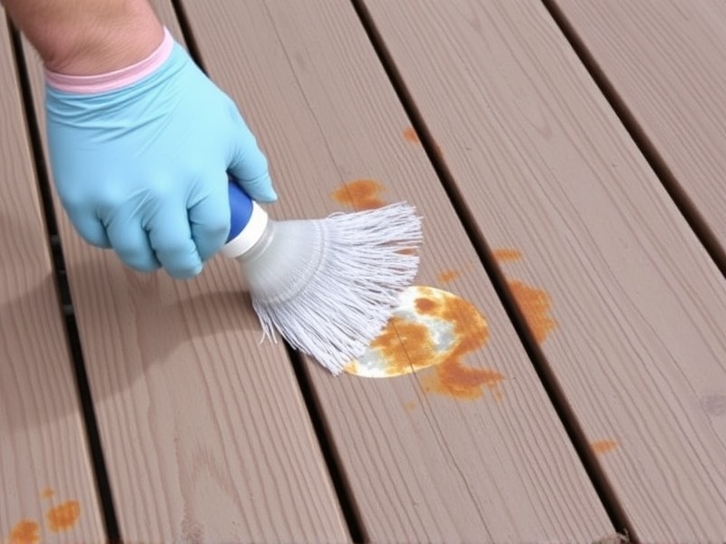 Step-by-Step Guide: Removing Rust from Composite Decking