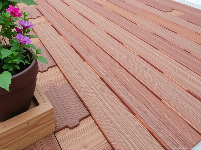 Sustainability and Wood-Plastic Composite Interlocking Decking Tiles