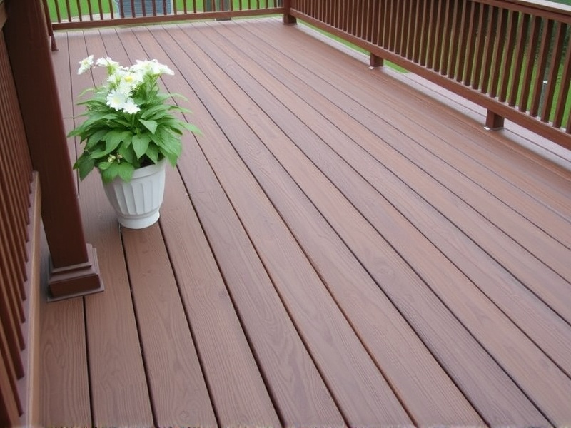 Sustainable Choices: Rustic Walnut Composite Decking