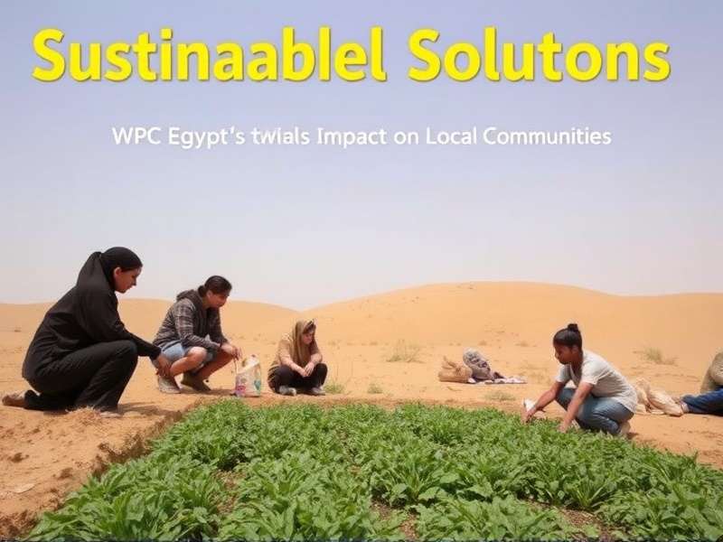 Sustainable Solutions: WPC Egypt's Impact on Local Communities