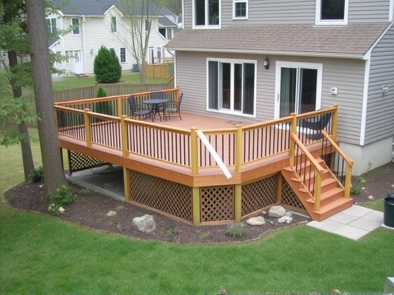 The Challenges and Solutions of Building a Deck on a Sloped Yard