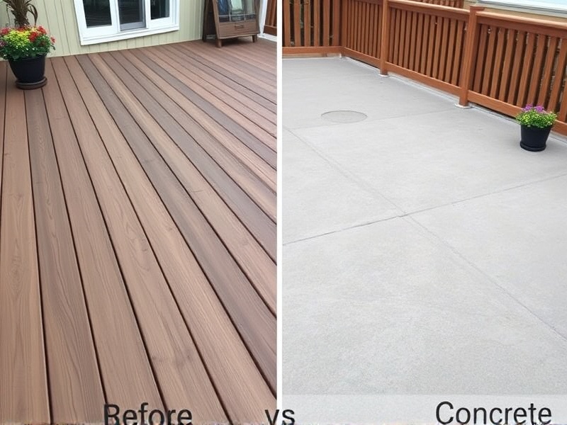 The Eco-Friendly Choice: Composite Decking vs. Concrete