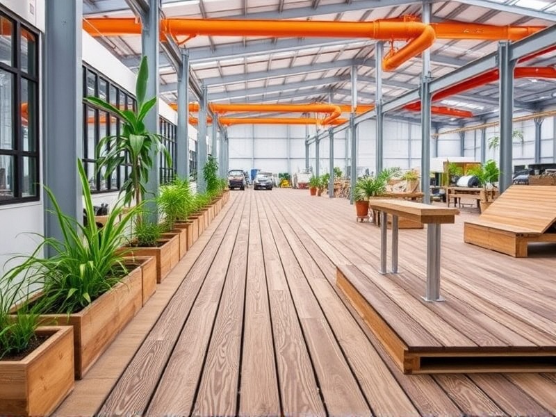 The Environmental Impact of WPC Decking: A Factory’s Perspective