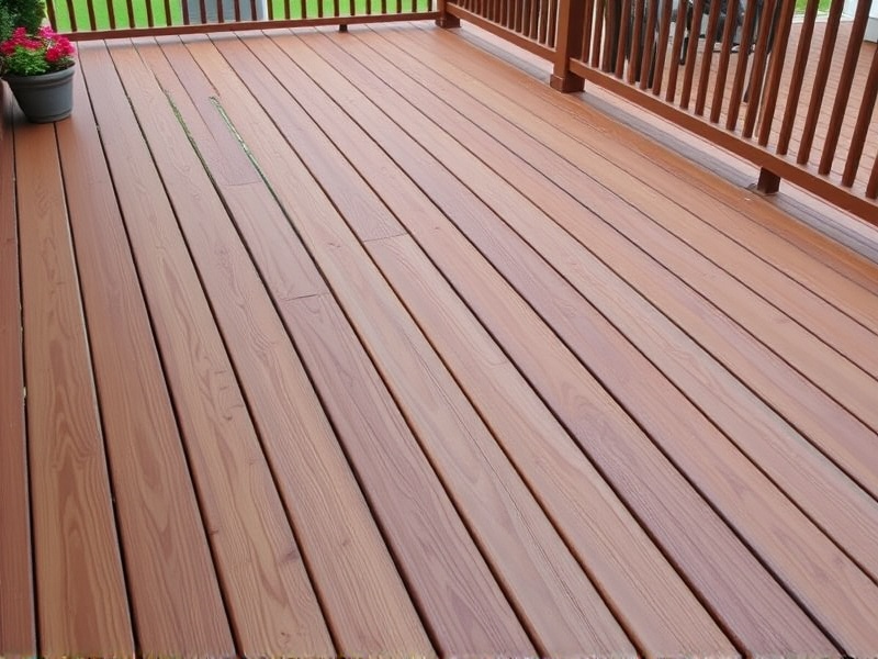 The Feasibility of Staining Composite Decking