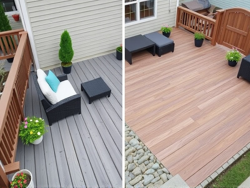 The Pros and Cons of Composite Decking Over Patios