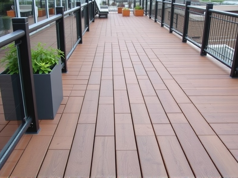 The Role of Skid Resistant Composite Decking in Commercial Spaces