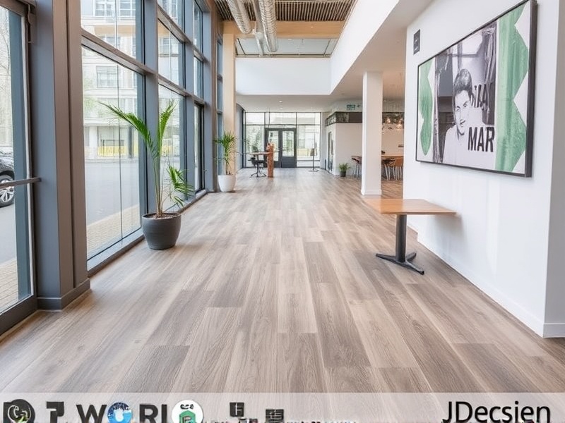 The Versatility of WPC Dielen Grau Holzoptik Flooring in Commercial Spaces