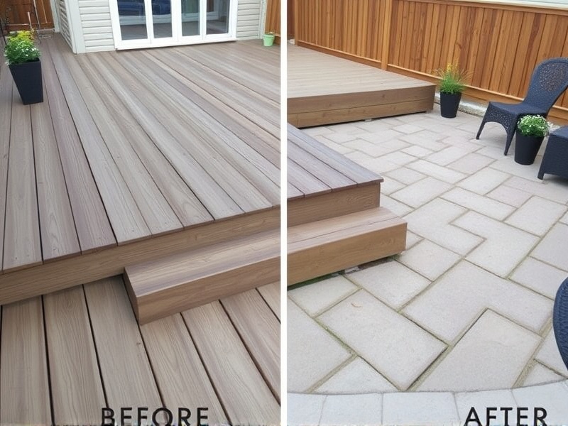Transform Your Backyard: Composite Decking or Paving?