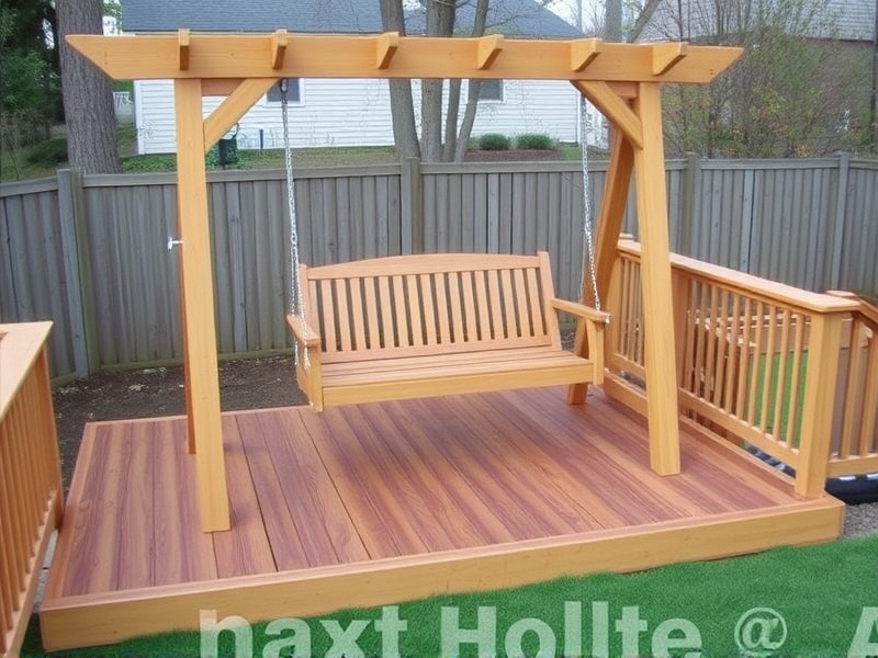 Transforming Your Backyard with a Composite Deck Swing Set Installation