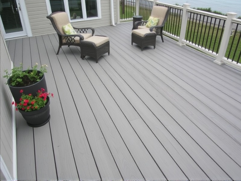 trex composite decking island mist