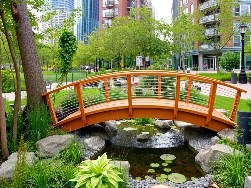 Trex Garden Bridge: An Eco-Friendly Oasis in Urban Settings