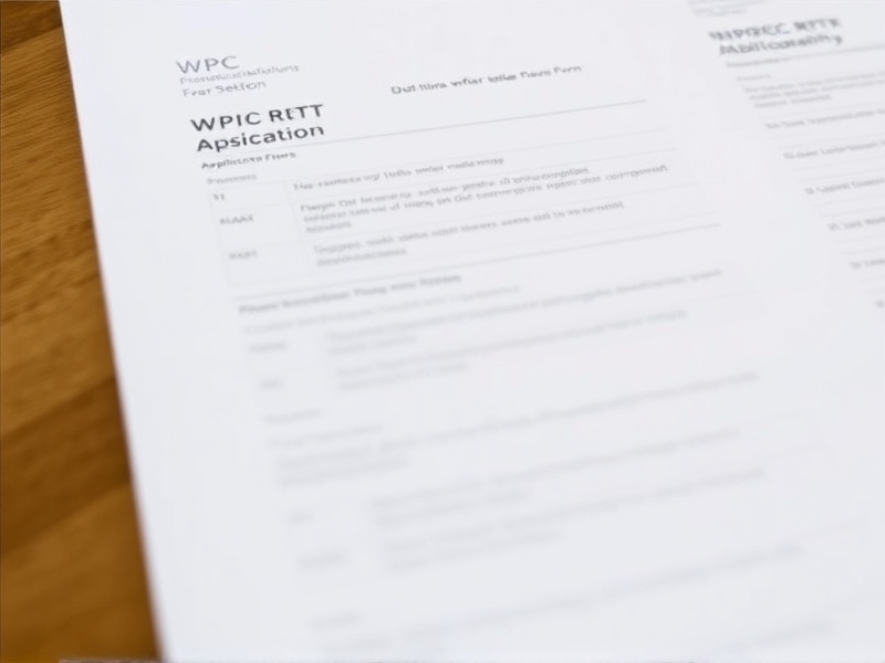 Understanding the WPC RTR Application Form: Key Sections Explained