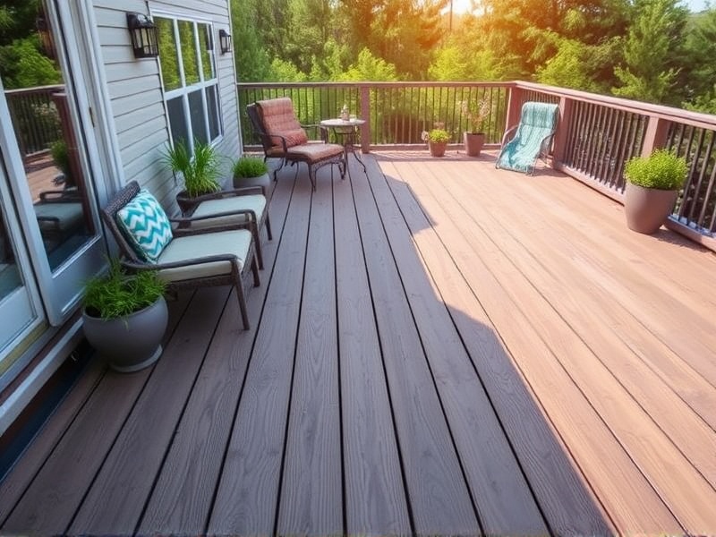 what composite decking stays cool in the sun
