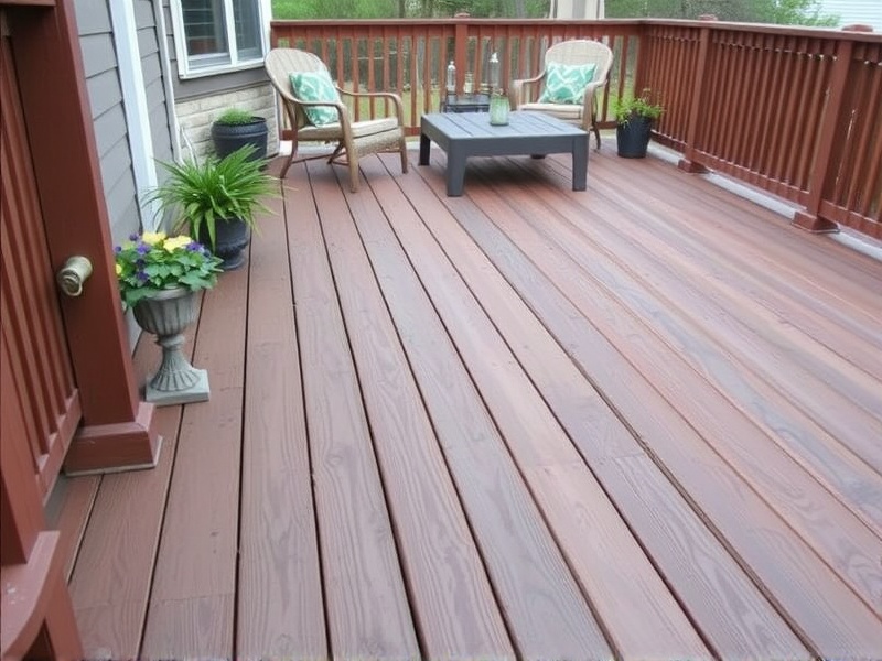 what does composite decking sit on