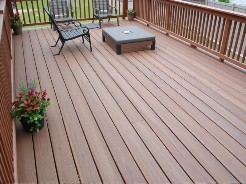 what is the weight of composite decking