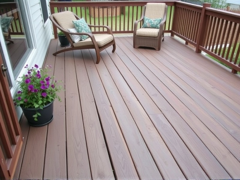 what kind of maintenance does composite decking require