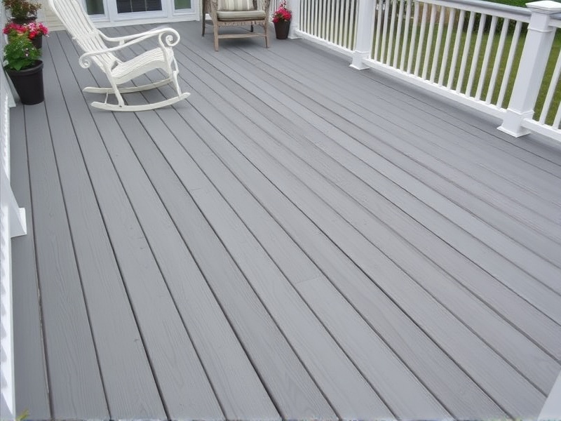 who makes square edge capped nantucket gray composite decking