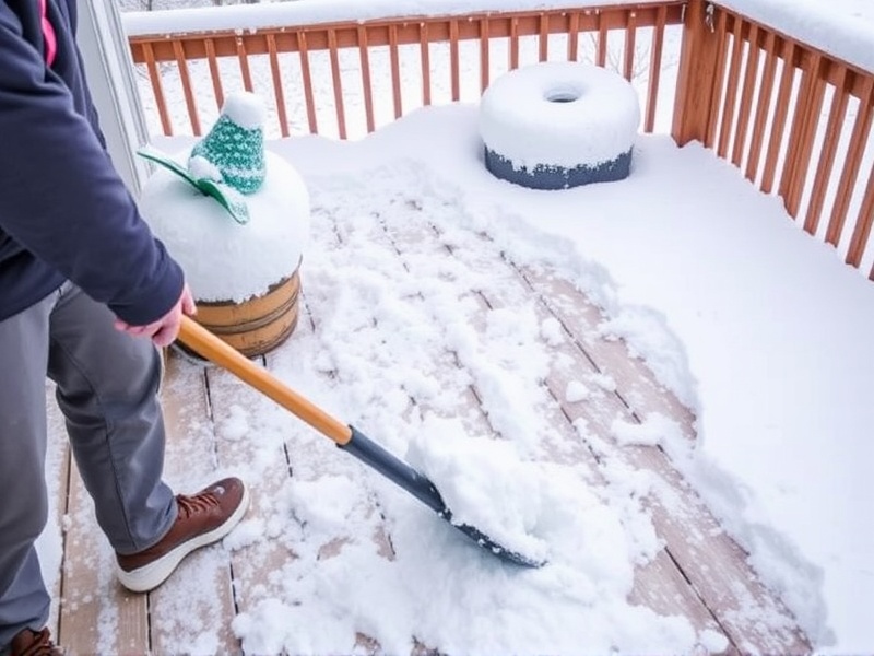 Winter Maintenance Tips: How to Safely Remove Snow from Composite Decking
