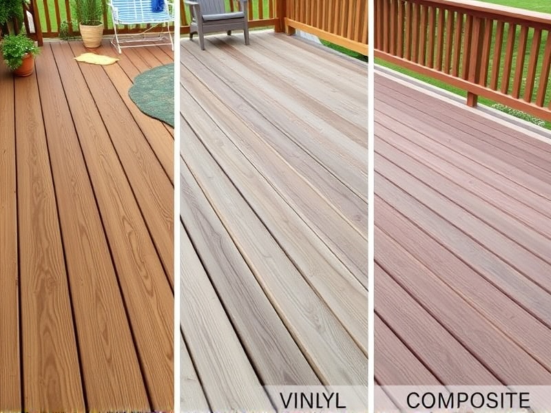 Wood vs. Vinyl vs. Composite Decking: A Comprehensive Guide