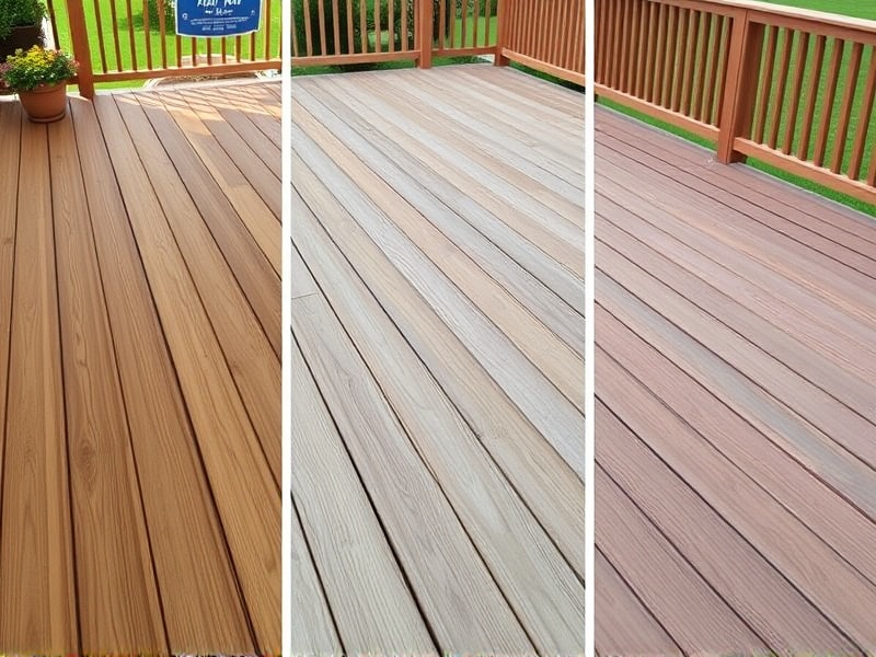 wood vs vinyl vs composite decking