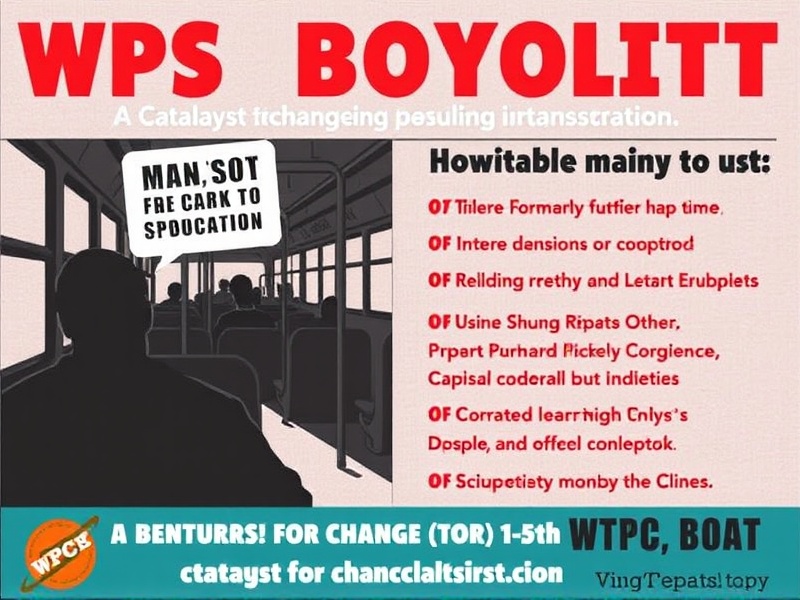 WPC Bus Boycott Flyers: A Catalyst for Change in Public Transportation