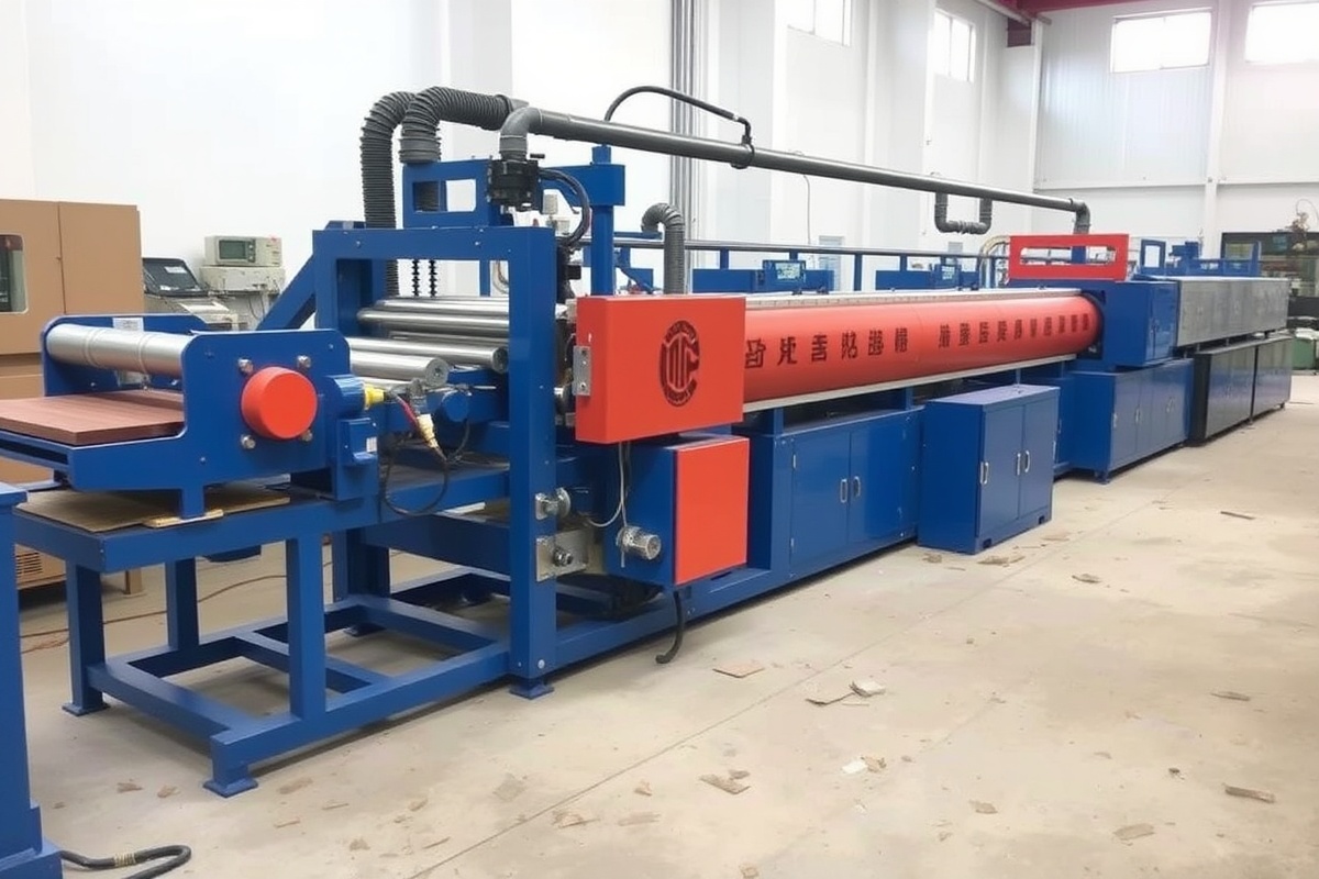wpc decking co-extrusion line