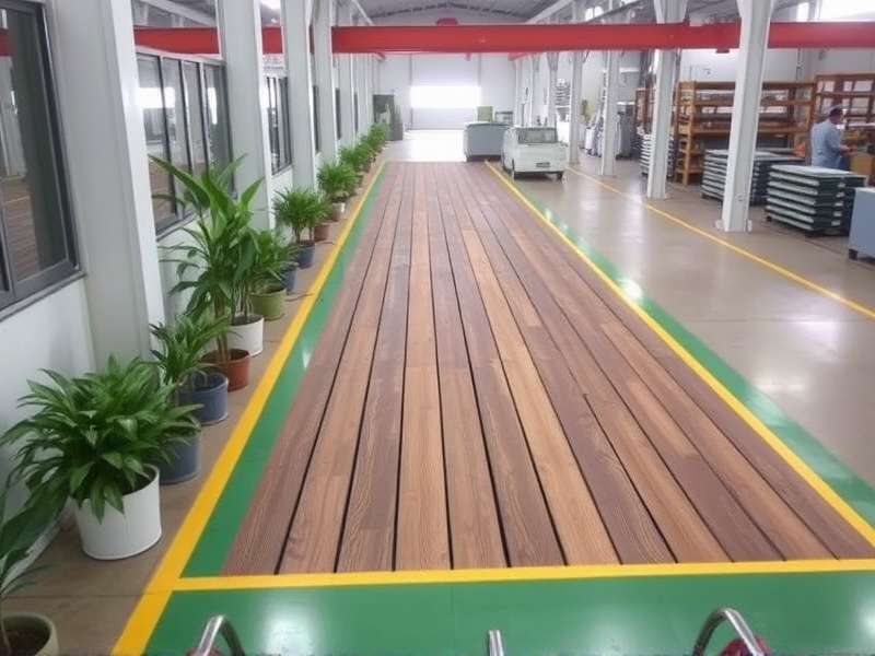 wpc decking floor factory