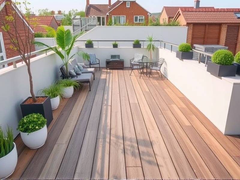 wpc decking for terrace