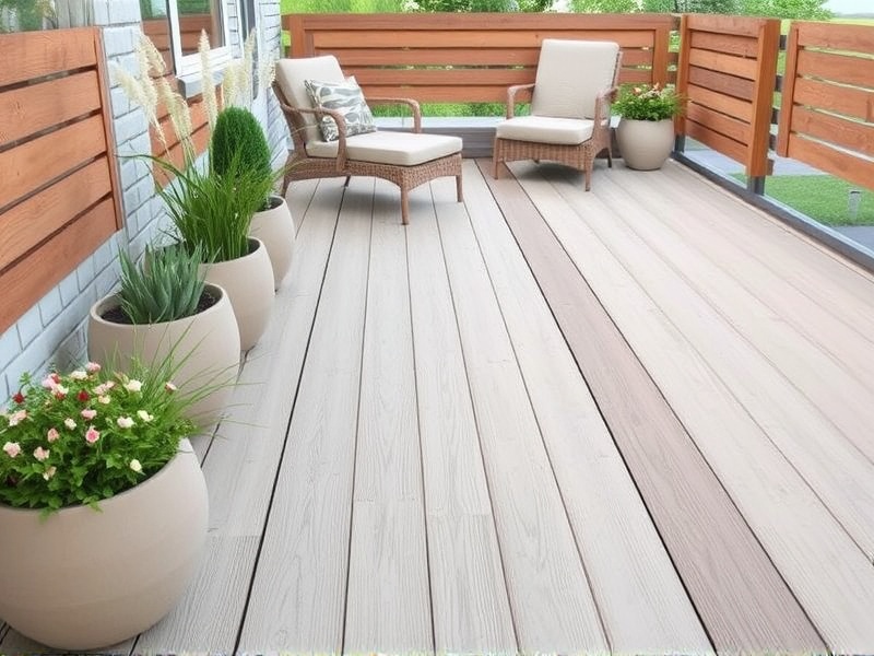 WPC Decking in Light Colors: A Sustainable Choice