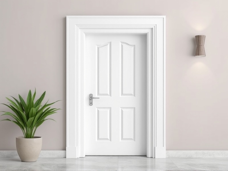 wpc door with frame
