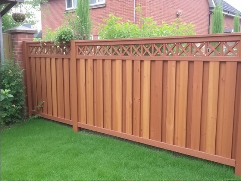 wpc garden fence panels factory