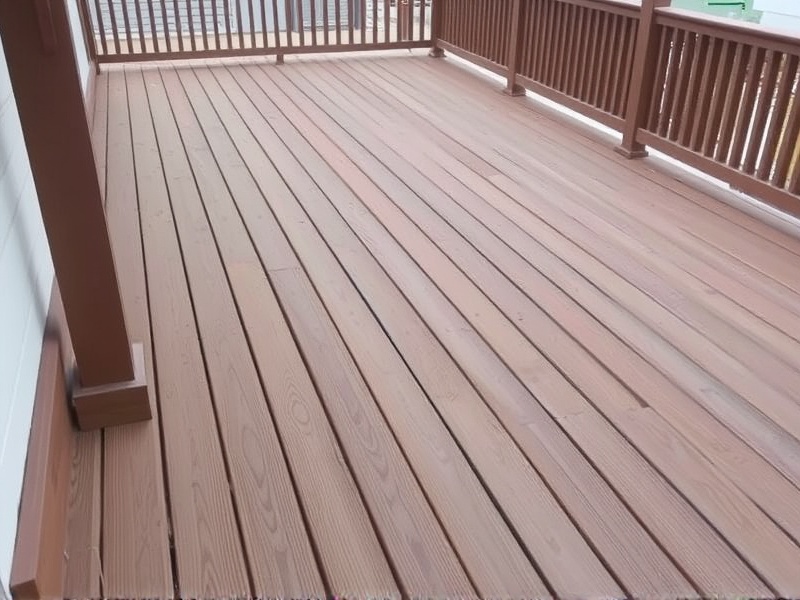 wpc hollow decking customized