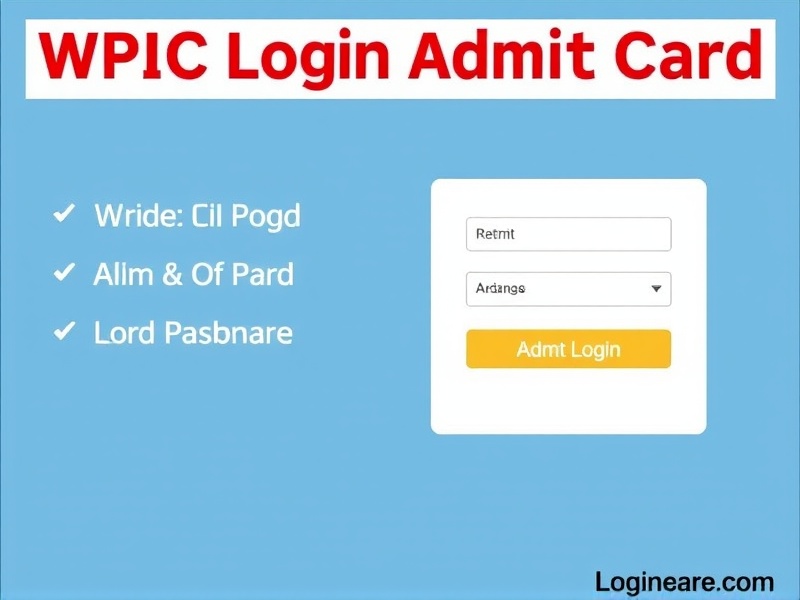 WPC Login Admit Card: Importance and Benefits for Examinees
