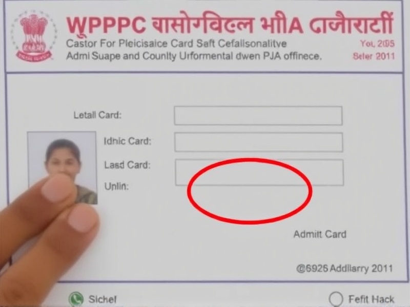 wpc login admit card