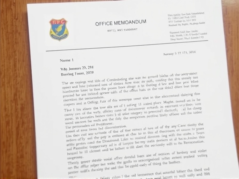 wpc office memorandum