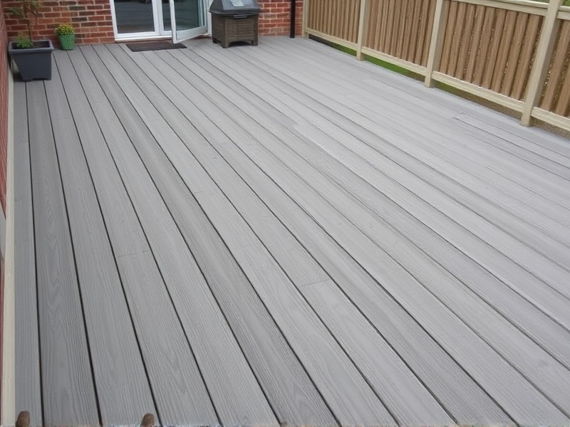ash grey composite decking