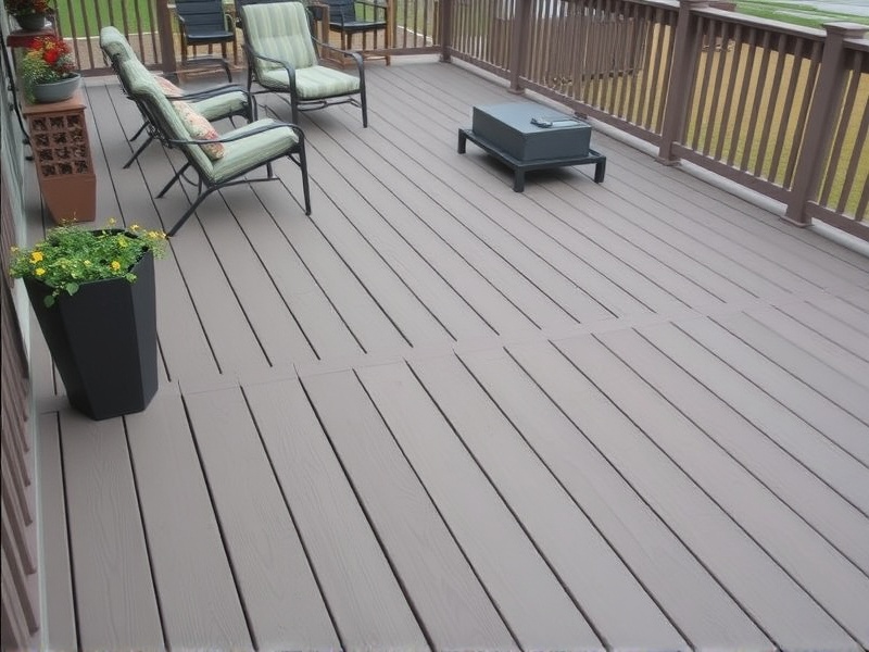azek composite decking clay