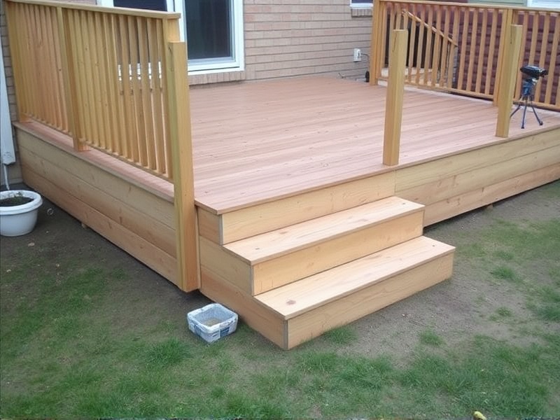 building box steps deck