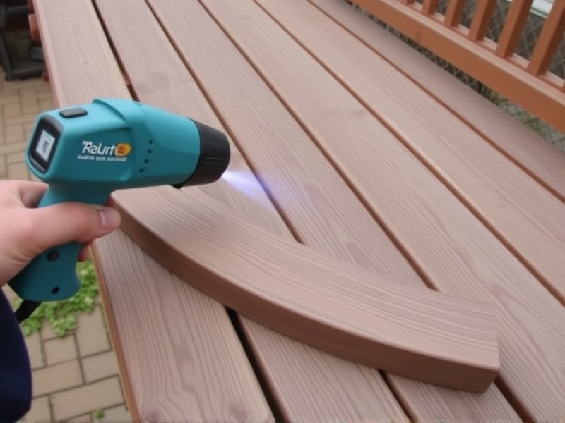 can i bend composite decking with a heat gun