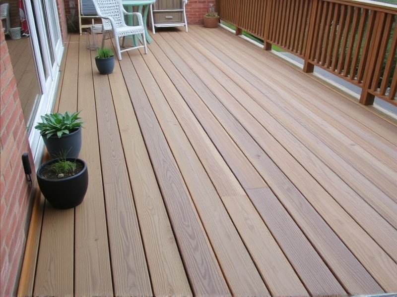 can i seal or paint my composite fake timber decking
