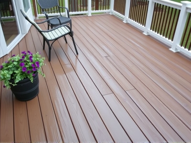 can you power wash trex composite decking
